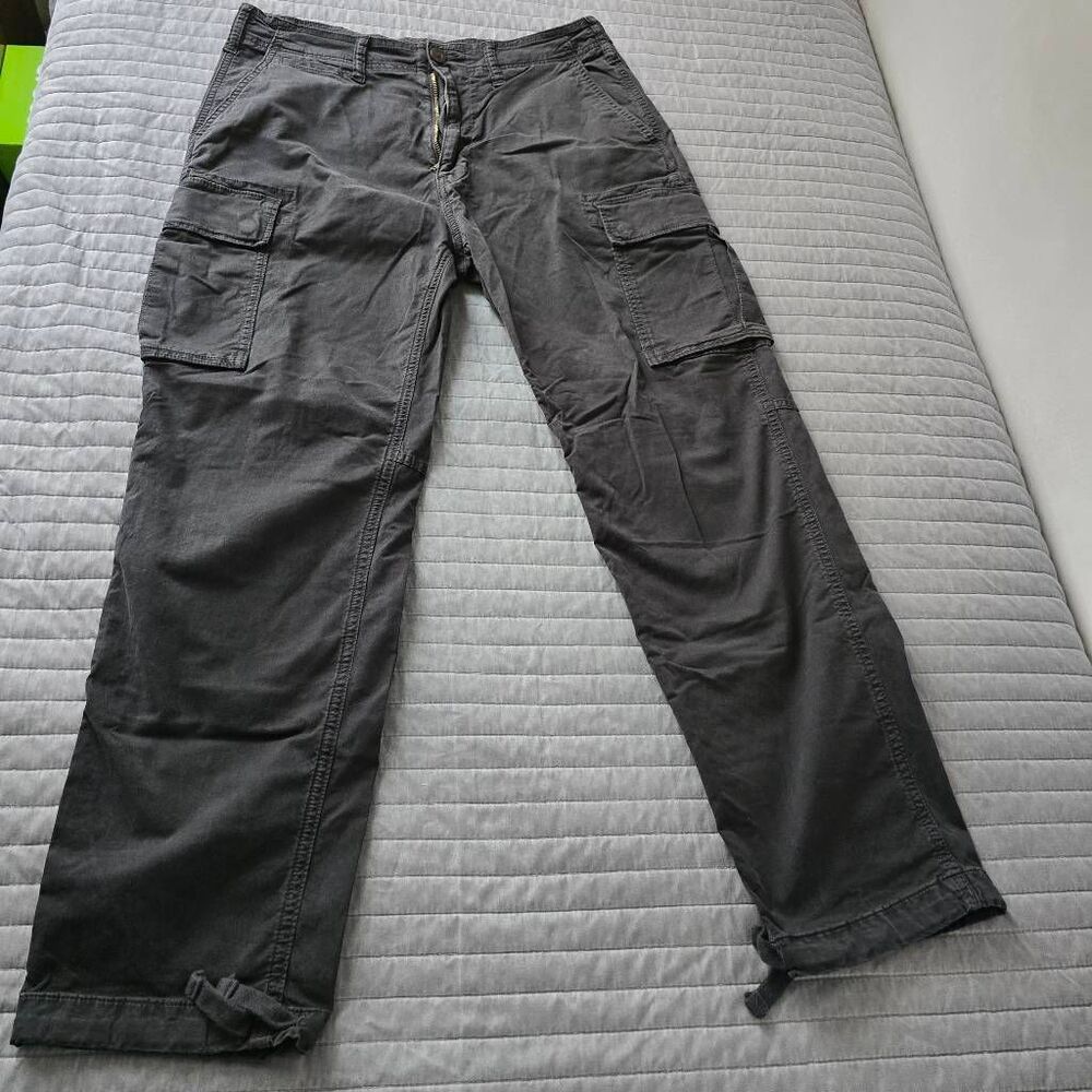 American Eagle Outfitters Flex Cargo Pants – Black / Charcoal (30x32)